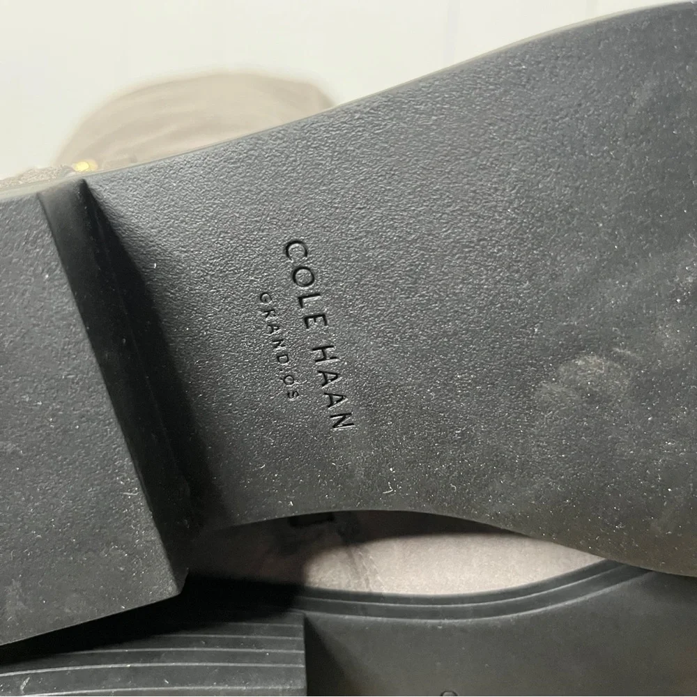 Cole Haan Valentia Gray Suede Over the Knee Boots Women's 11 Low Heel - Picture 8 of 13